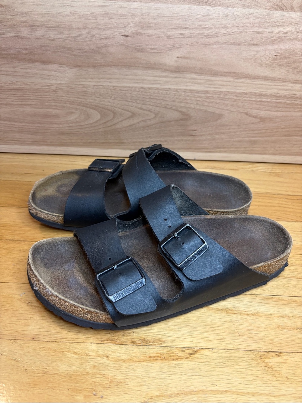 Birkenstock Arizona Birko-Flor Sandals in Black - Size 40